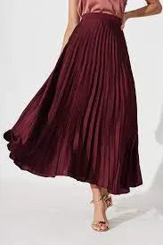 Midi Pleated Skirt