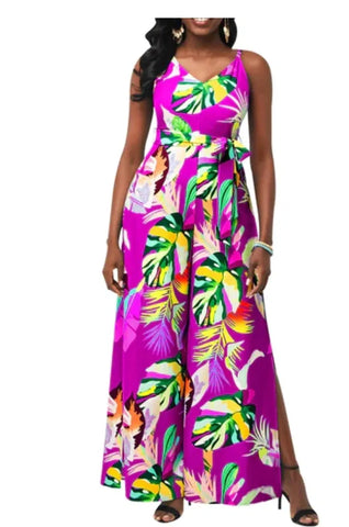 Casual Floral Maxi Dress