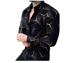 Black & Gold Dress Shirt