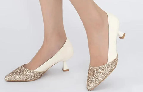 Glitter Knitten Heels